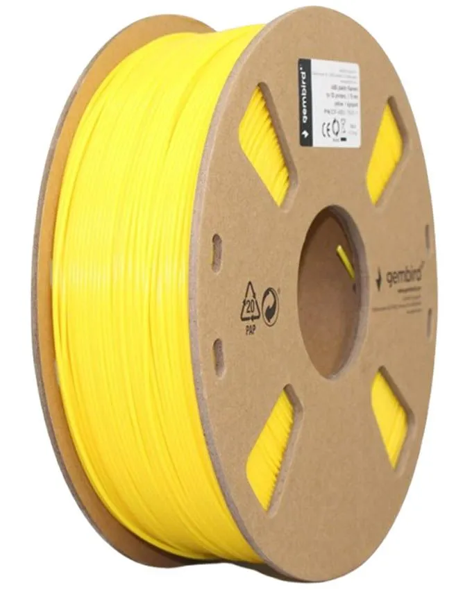 Filament Gembird ABS 3DP-ABS1.75-01-Y 1.75mm 1kg Yellow