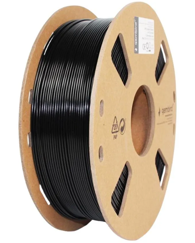 Filament Gembird PETG 3DP-PETG1.75-01-BK 1.75mm 1kg Black