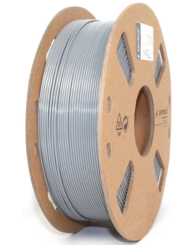 Filament Gembird PETG 3DP-PETG1.75-01-GR 1.75mm 1kg Gray