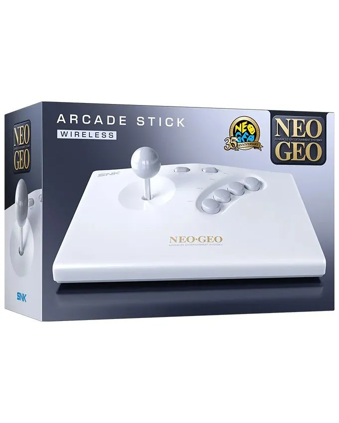 Gamepad NEOGEO AES+ Wireless Arcade Stick (White)