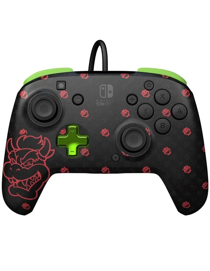 Gamepad PDP Nintendo SWITCH Bowser Glow In The Dark