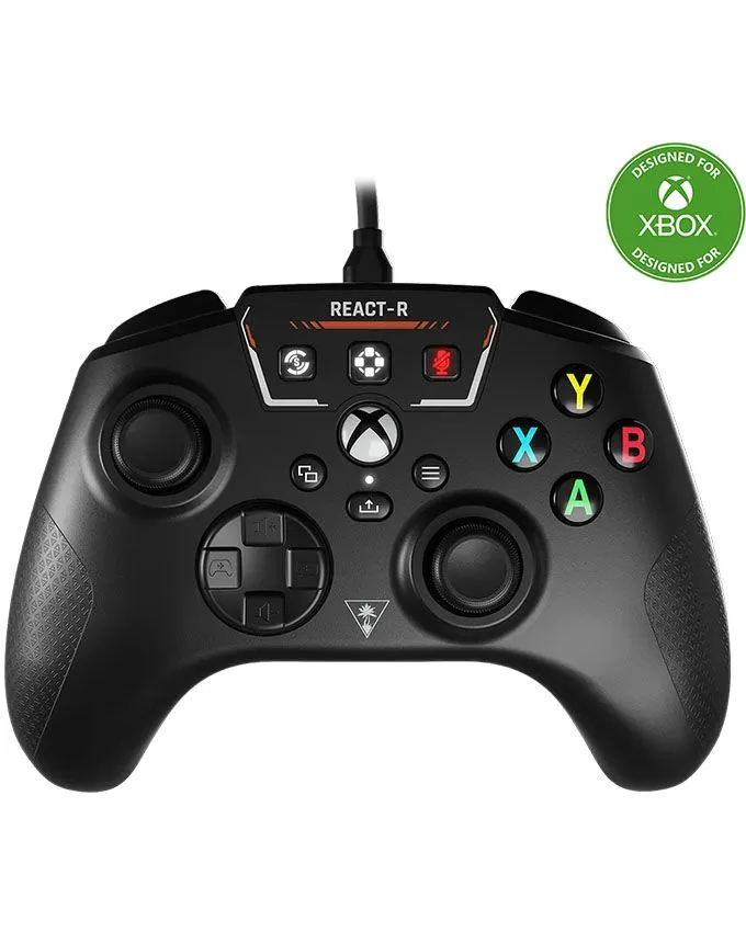Gamepad Turtle Beach React R Wired Controller Black - XBOX & PC