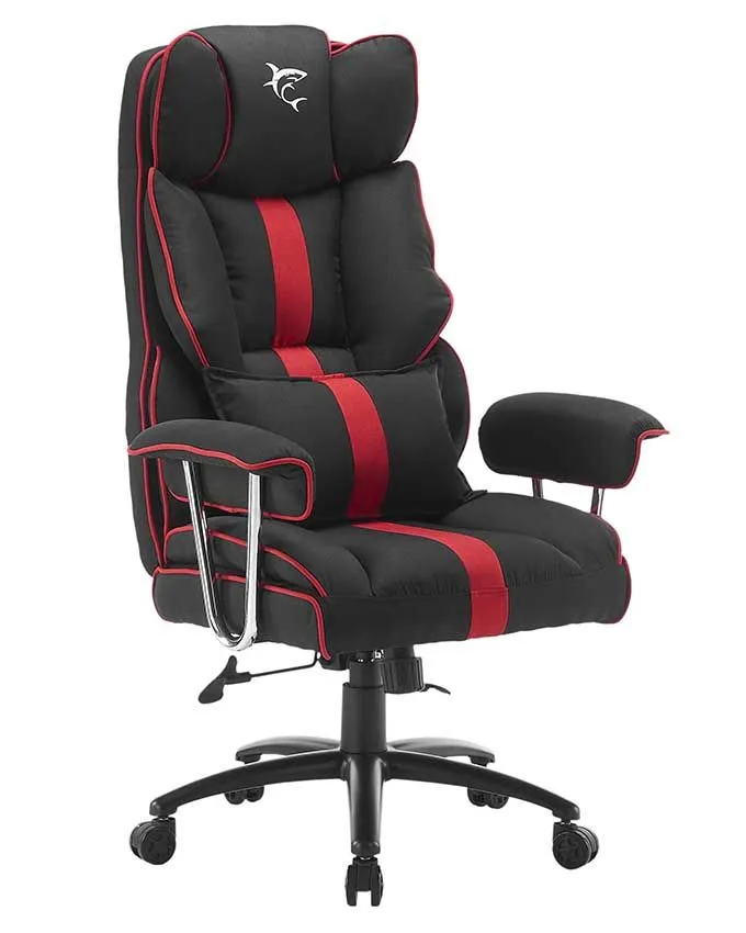 Gejmerska stolica White Shark - Le Mans - Black/Red