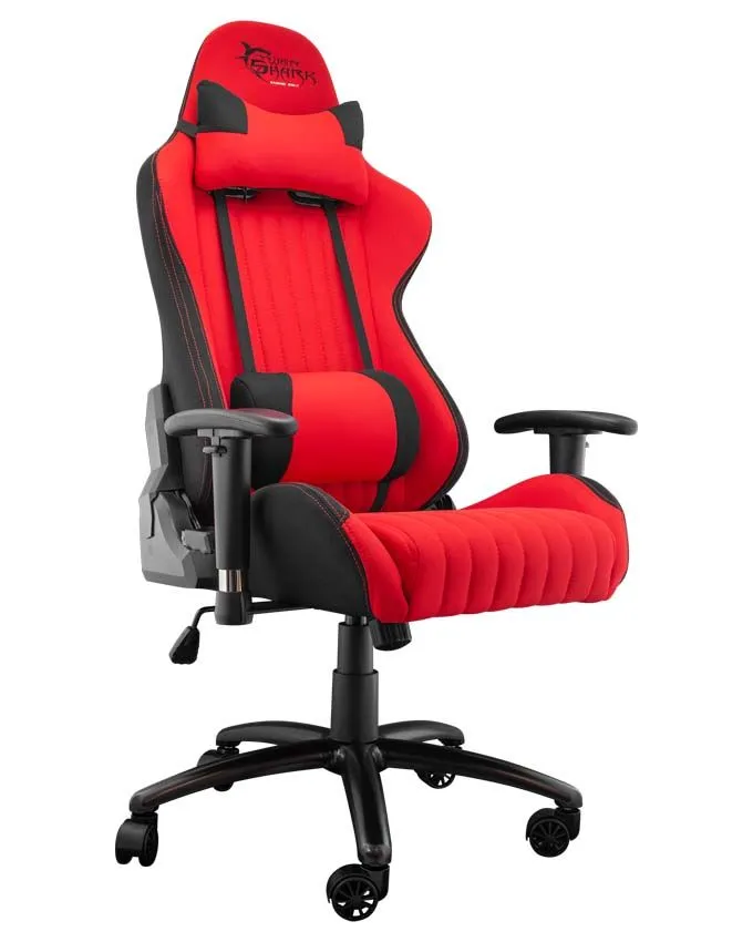 Gejmerska stolica White Shark Red Devil Black/Red