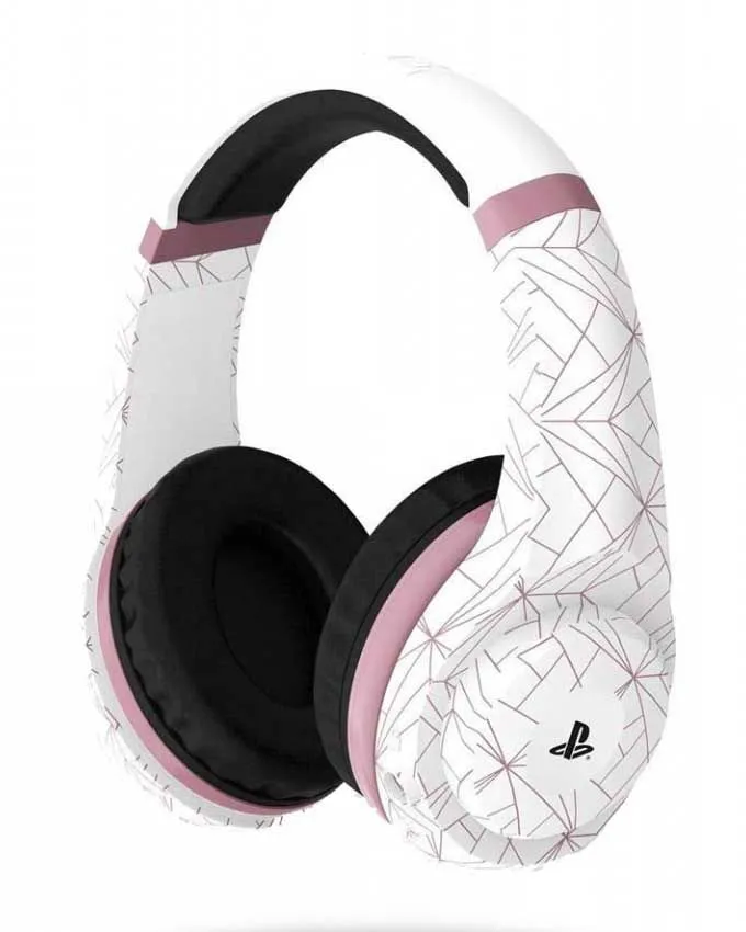 Gejmerske slušalice 4Gamers Rose Gold Edition - Abstract White