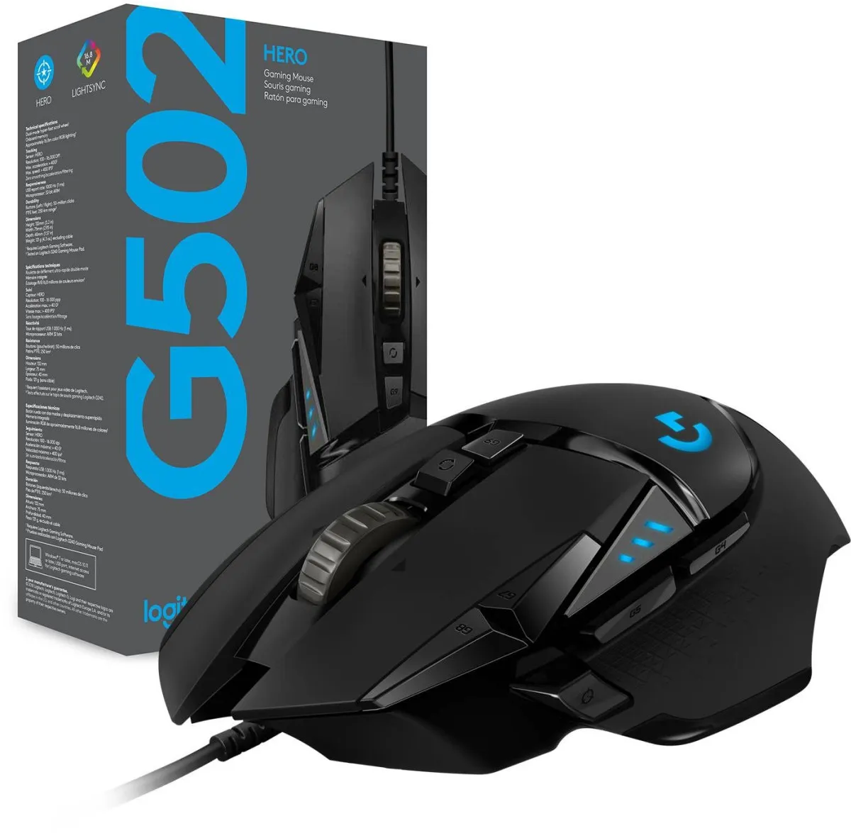 Miš Logitech G502 Hero Black