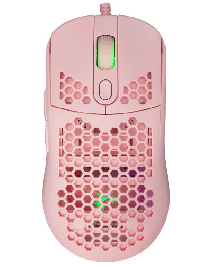 Gejmerski miš White Shark Galahad GM5007 Pink RGB