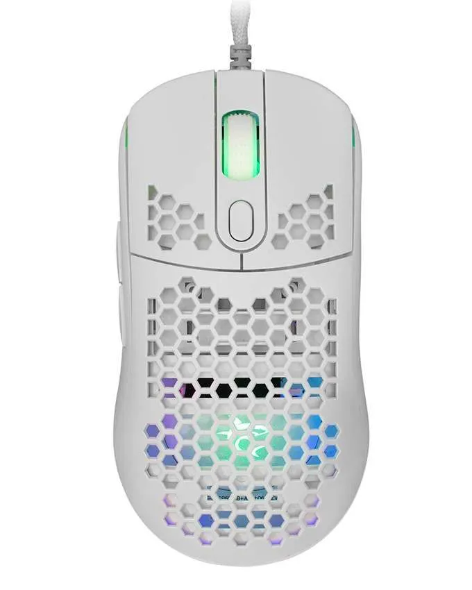 Gejmerski miš White Shark Galahad GM5007 White RGB