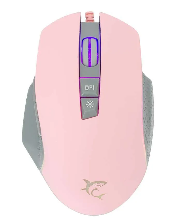 Gejmerski miš White Shark Gareth GM-5009 Pink
