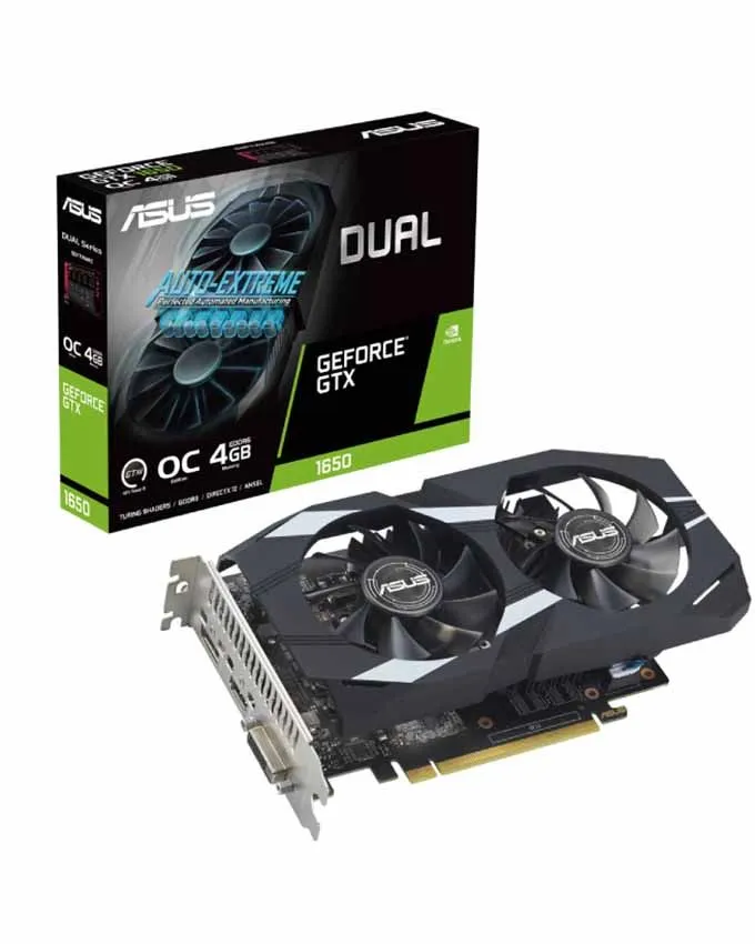 Grafička kartica ASUS GeForce GTX 1650 4GB 128bit DUAL-GTX1650-O4GD6-P-EV