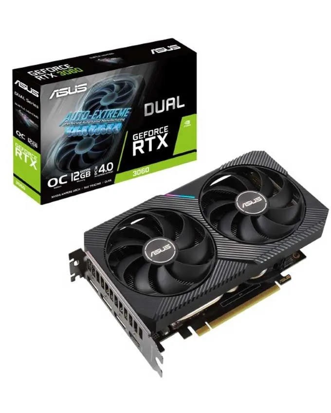 Grafička kartica ASUS GeForce RTX 3060 12GB 192bit DUAL-RTX3060-O12G-V2 LHR