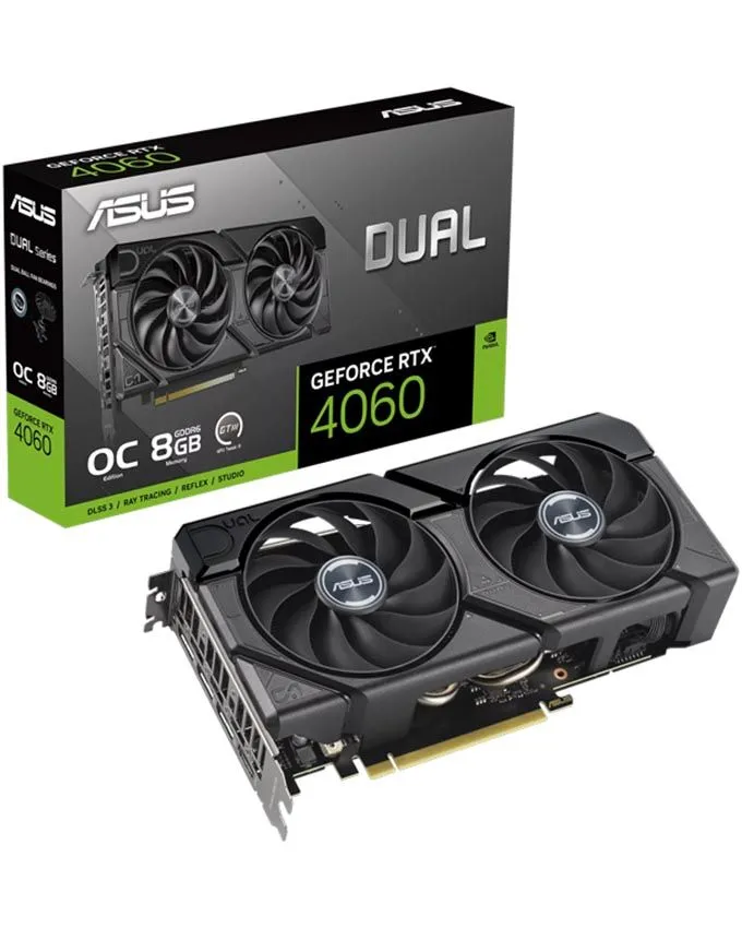 Grafička kartica ASUS GeForce RTX 4060 8GB 128bit DUAL-RTX4060-O8G-EVO Black