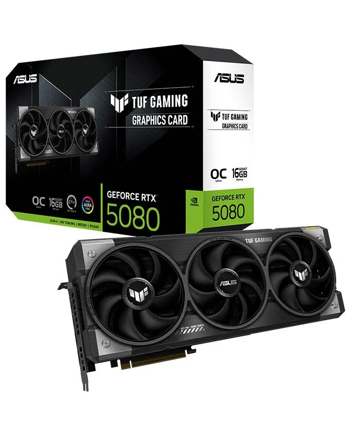 Grafička kartica ASUS GeForce RTX 5080 16GB TUF Gaming OC 90YV0M30-M0NA00