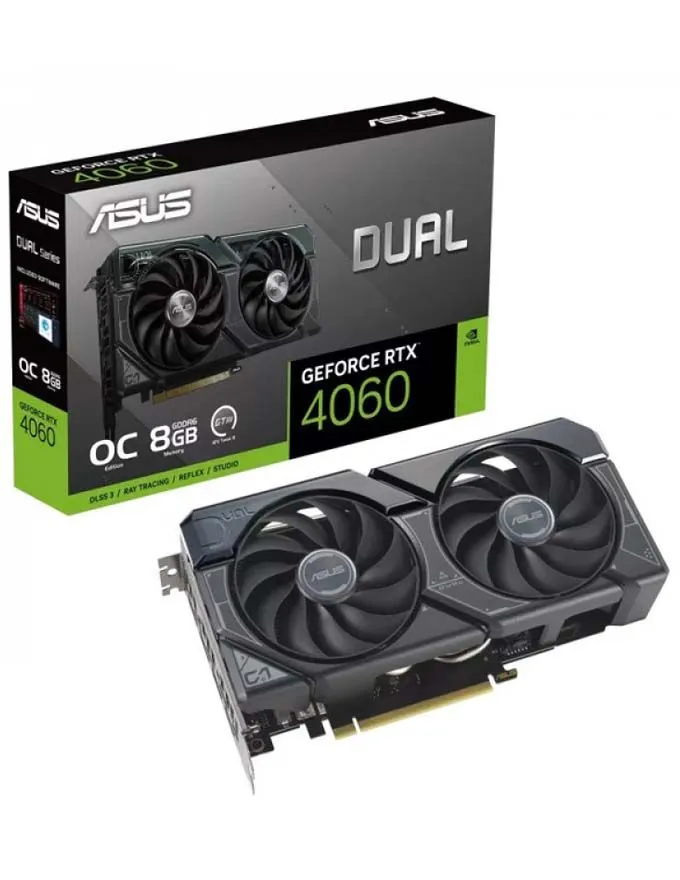 Grafička kartica ASUS nVidia GeForce RTX 4060 DUAL OC 8GB GDDR6 DUAL-RTX4060-O8G-V2