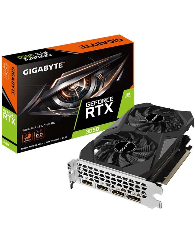 Grafička kartica Gigabyte GeForce RTX 3050 Windforce OC V2 6GB 96bit GV-N3050WF2OCV2-6GD