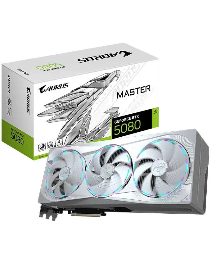 Grafička kartica Gigabyte GeForce RTX 5080 AORUS MASTER ICE 16GB White