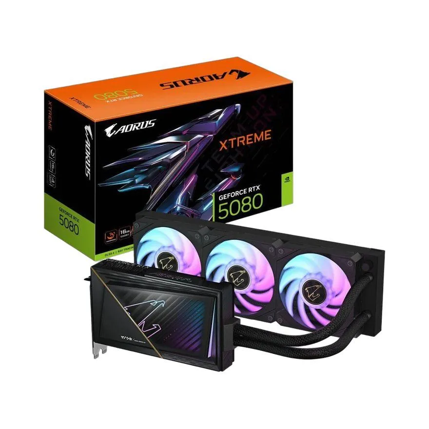 Grafička kartica Gigabyte GeForce RTX 5080 AORUS XTREME WATERFORCE 16GB