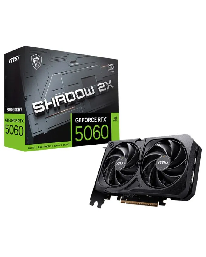 Grafička kartica MSI GeForce RTX 5060 SHADOW 2X OC 8GB