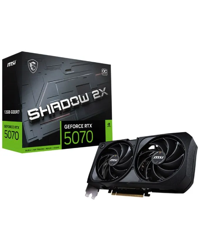 Grafička kartica MSI GeForce RTX 5070 12G SHADOW 2X OC