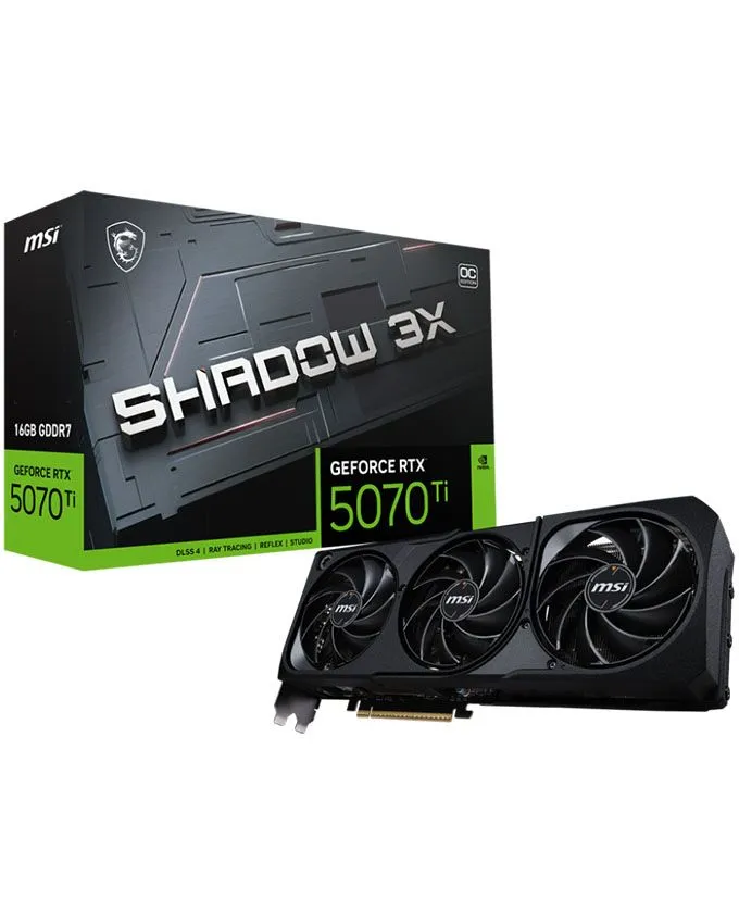 Grafička kartica MSI GeForce RTX 5070 Ti 16G SHADOW 3X OC