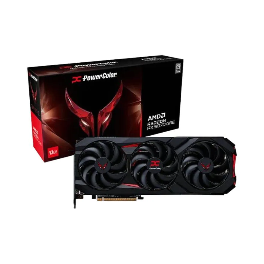 Grafička kartica Power Color RX 9070 GRE Red Devil AMD 12GB GDDR6 192bit Black