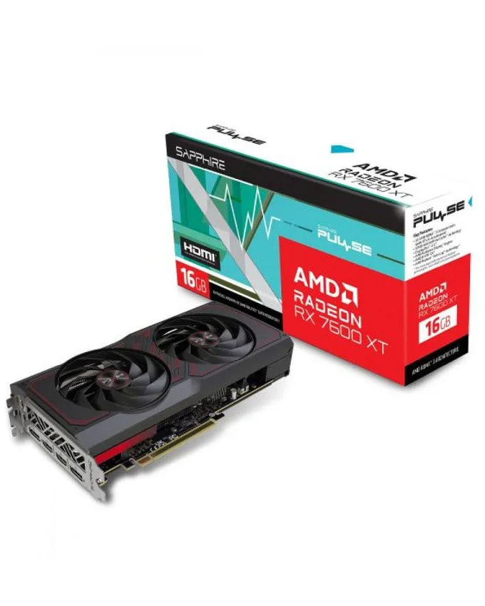 Grafička kartica Sapphire AMD Radeon RX 7600XT Gaming OC Pulse 16GB GDDR6 Dual