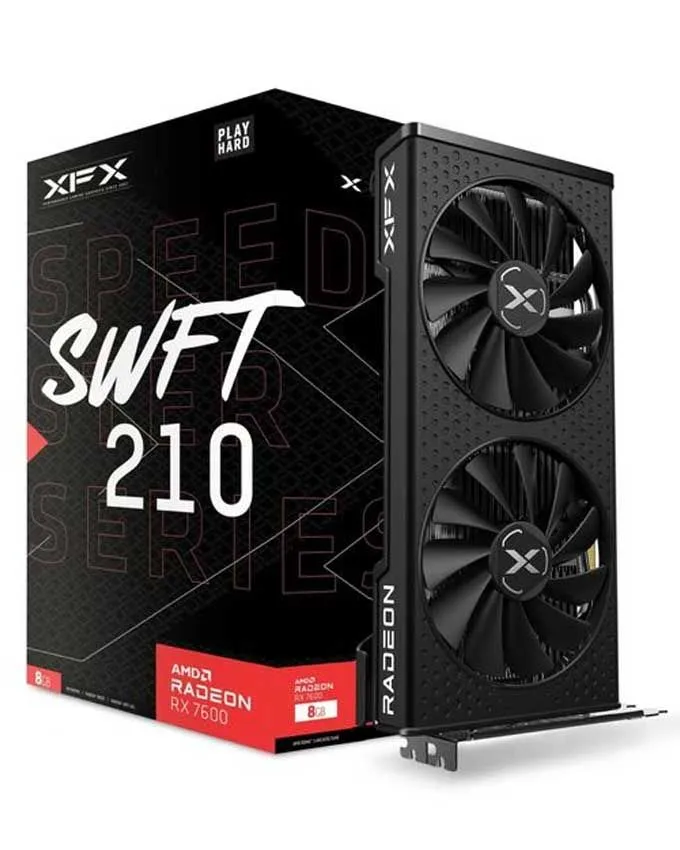 Grafička kartica XFX AMD Radeon RX 7600 8GB SPEEDSTER SWFT 210 Core