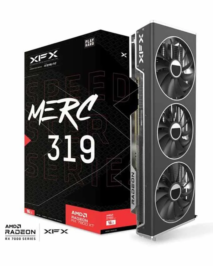 Grafička kartica XFX AMD Radeon RX-7800XT MERC319 BLACK 16GB GDDR6 256bit, 2265