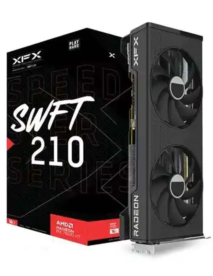 Grafička kartica XFX AMD Radeon RX7600XT Speedster SWFT210 GDDR6 16GB 128bit