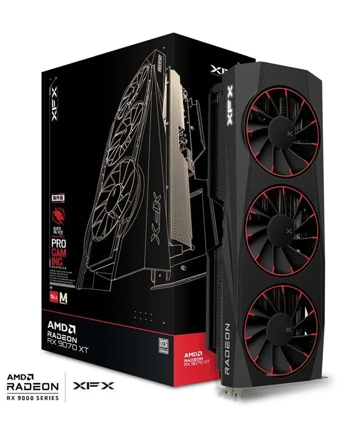 Grafička kartica XFX Quicksilver AMD Radeon RX 9070 XT Magnetic Air Edition