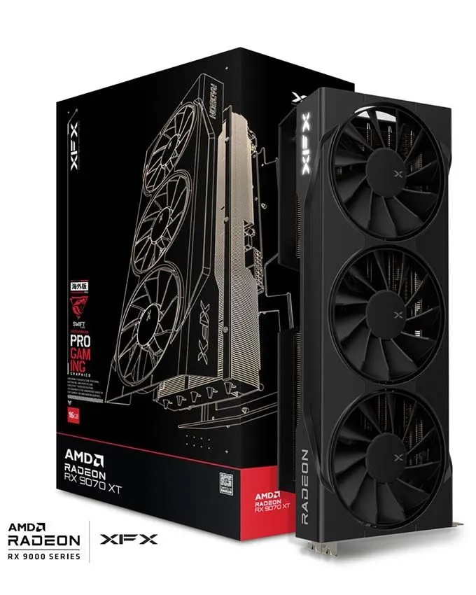 Grafička kartica XFX Swift AMD Radeon RX 9070XT Triple Fan Gaming Edition 16GB