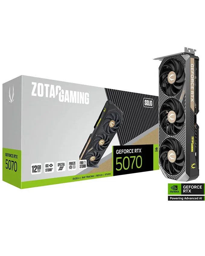 Grafička kartica Zotac Gaming Geforce RTX 5070 Solid 12GB GDDR7