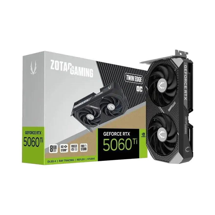 Grafička kartica Zotac GeForce RTX 5060 Ti Twin Edge OC 8GB DDR7