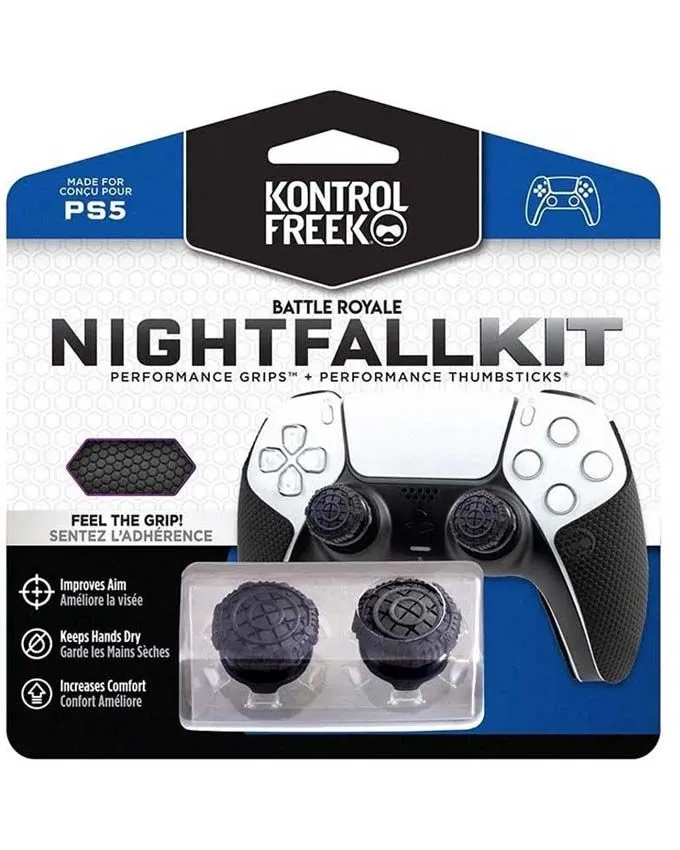 Grip KontrolFreek Nightfall Kit PS5 - Battle Royale - Performance Grips