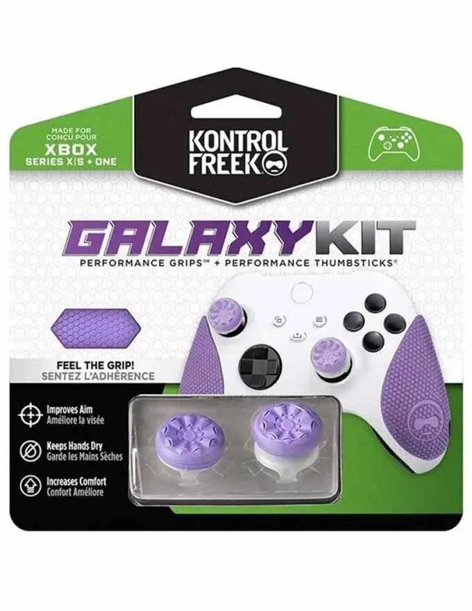 GripKontrolFreek Galaxy Kit - Performance Grips & Performance Thumbsticks Xbox Series s XBOX Series X