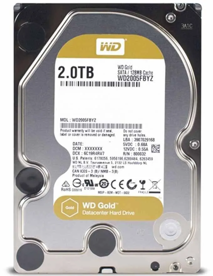 Hard disk Western Digital 2TB 3.5" SATA III 7200rpm WD2005FBYZ