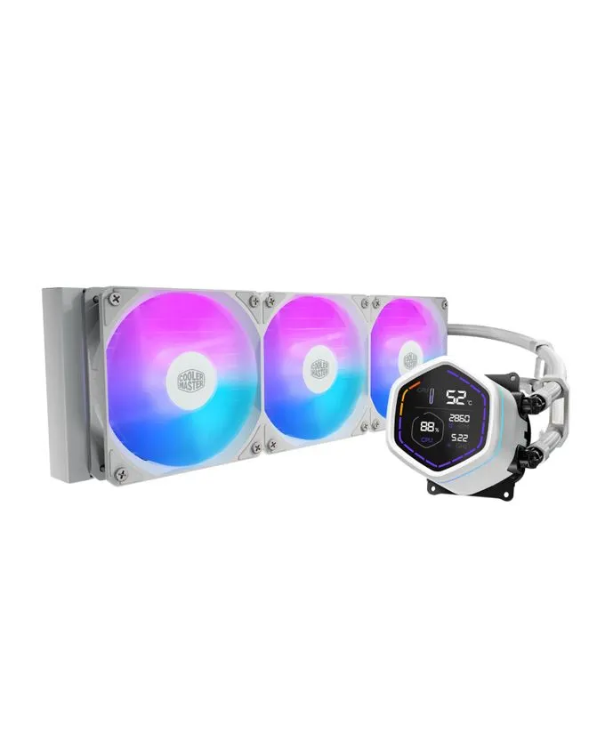 Hladnjak Cooler Master MasterLiquid Core Nex Digital 360 White ARGB vodeno hlađe