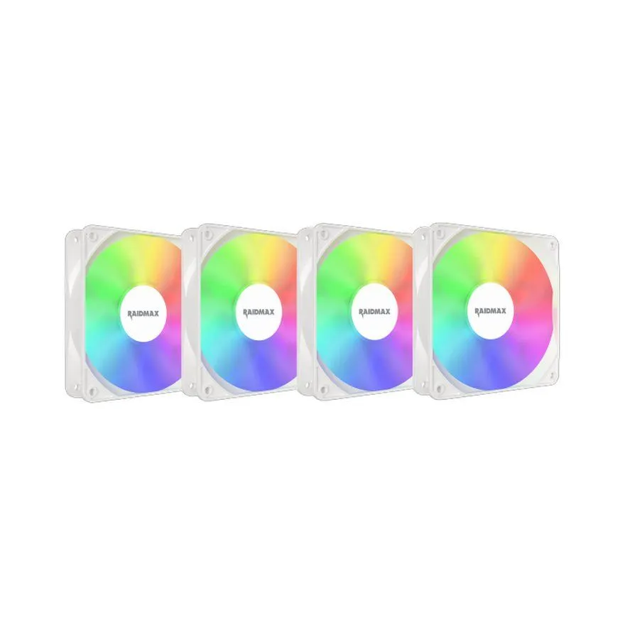 Hladnjak Raidmax 4x120mm Infinity X-Air ARGB NVX120FWDC4 White