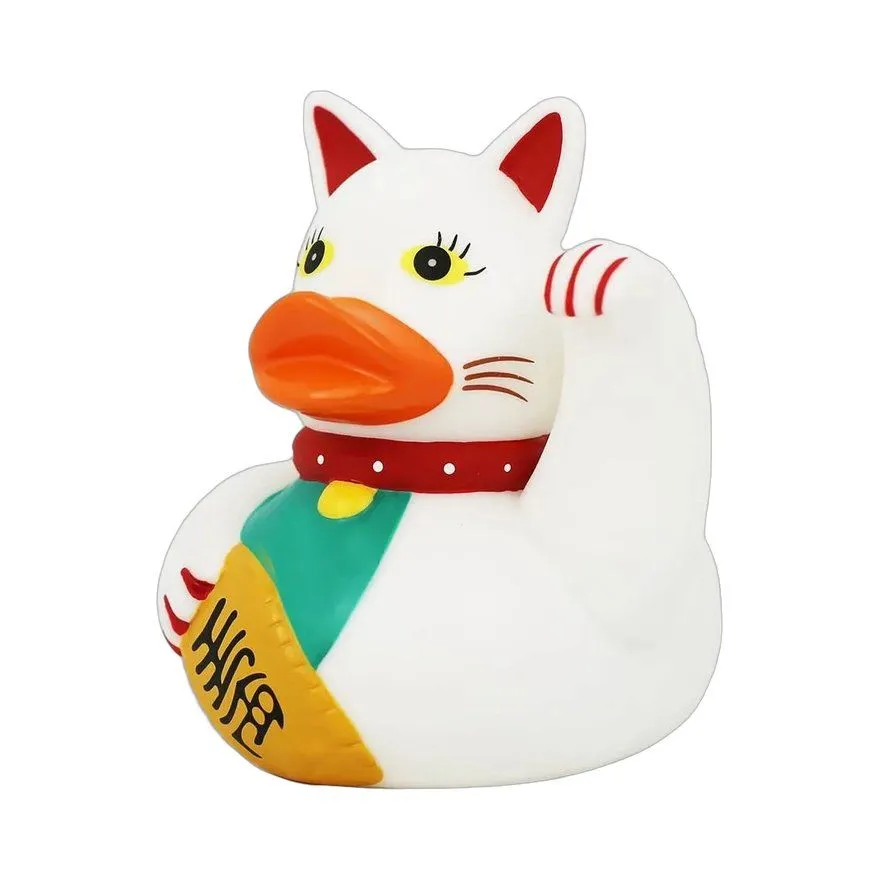 Igračka Lilalu Lucky Cat Rubber Duck 9cm