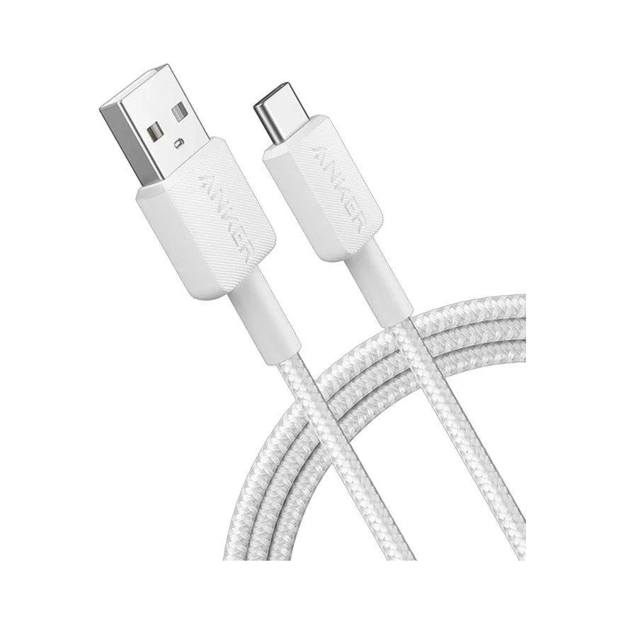 Kabl Anker 322 USB-A na USB-C 0.9m Braided White