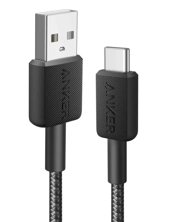 Kabl Anker 322 USB-A to USB-C Cable 1m Black