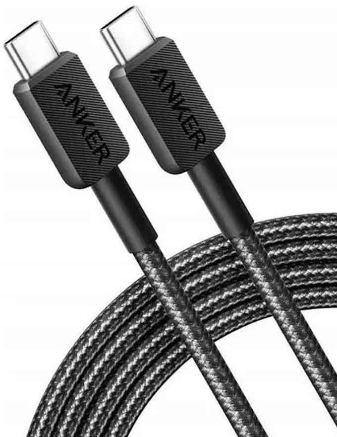 Kabl Anker USB-C to USB-C cable 240W 2m Black