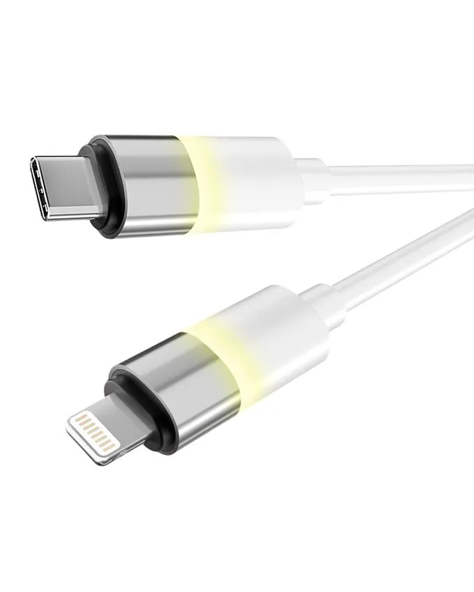 Kabl AVAX CB315 Glowy / USB-C to Lightning / 27W / 2 m / White