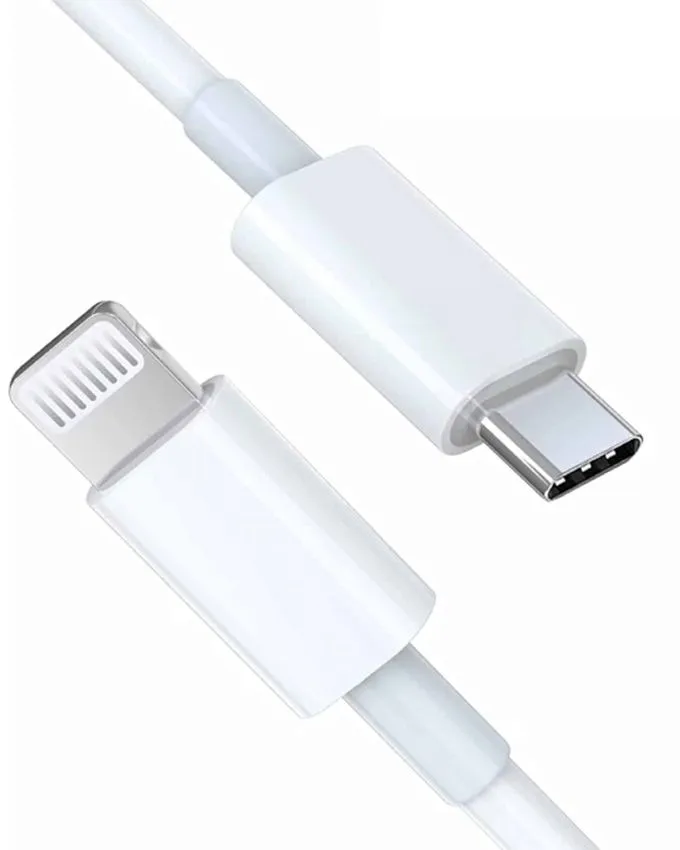 Kabl E-Green 3.1 USB tip C na iPhone Lighting 5,6,7 2.4 A 2m White