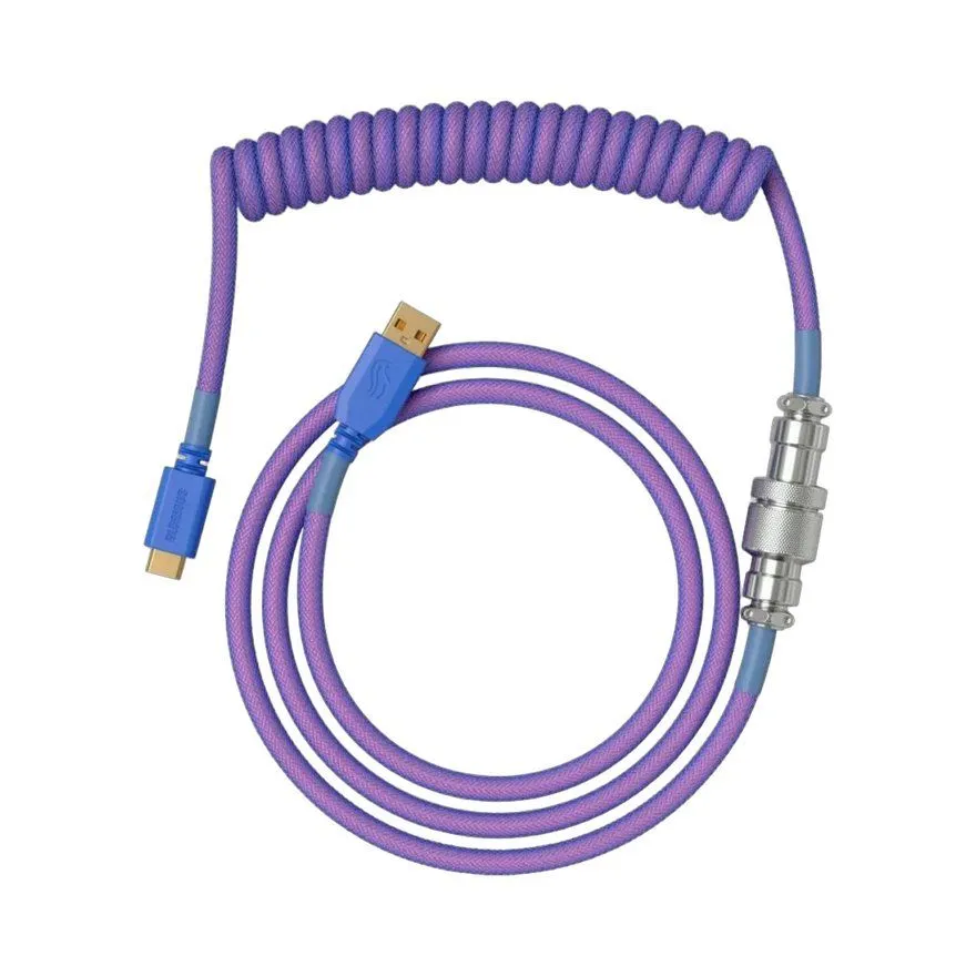 Kabl Glorious Coiled Cable USB-C Nebula