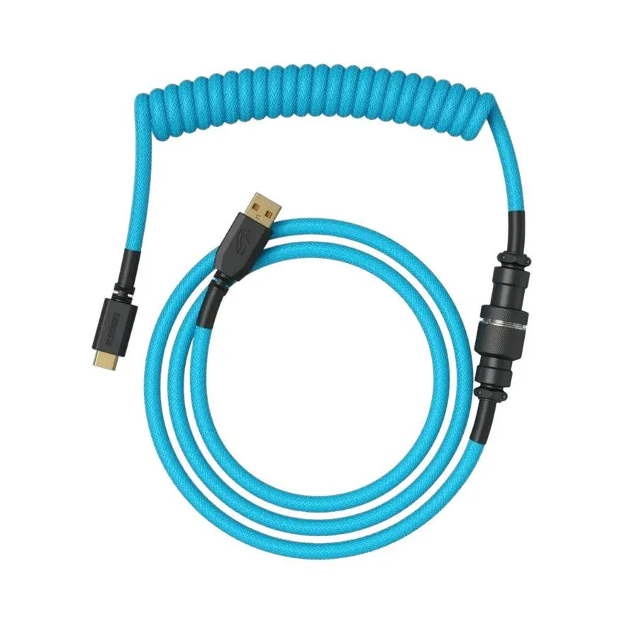 Kabl Glorious Coiled USB-C Electric Blue
