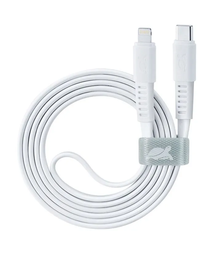 Kabl Rivacase Type-C to Lightning 1.2m PS6007 WT12 White