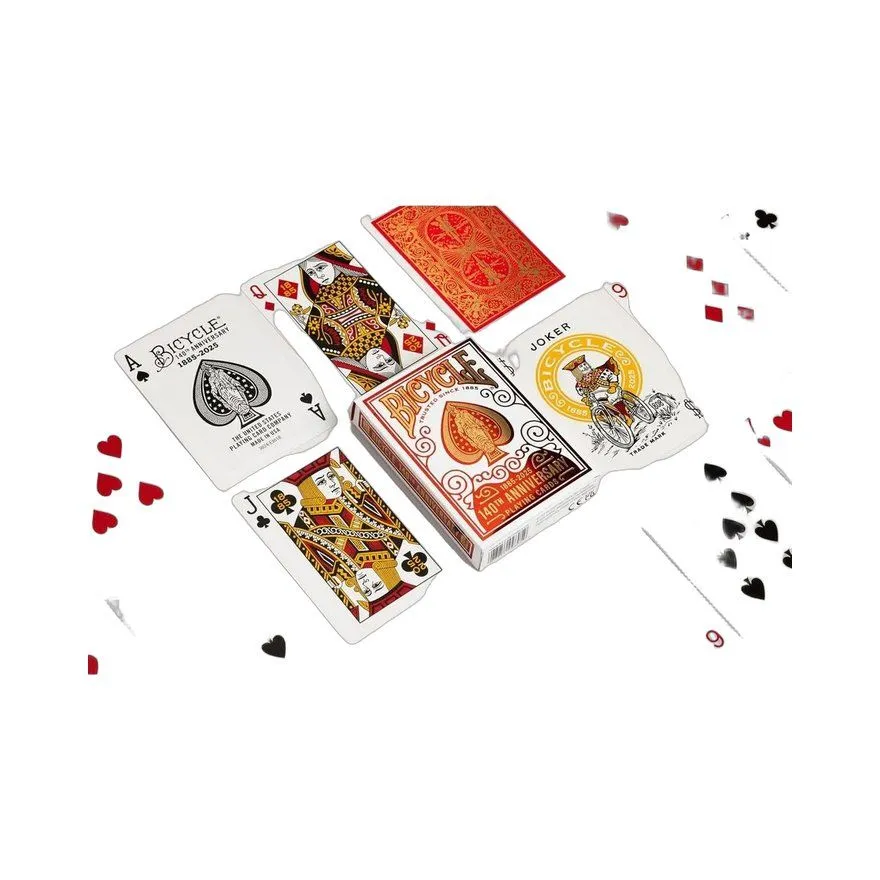 Karte Bicycle 140th Anniversary Playing Cards Gold