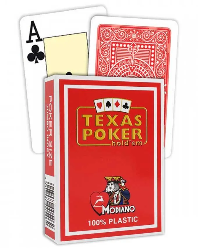 Karte Modiano - Texas Poker 2 Jumbo - Red