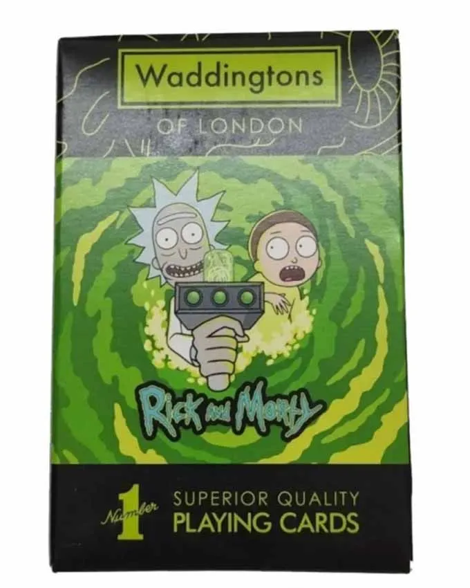 Karte Waddingtons No. 1 - Rick & Morty - Adult Swim - Playing Cards